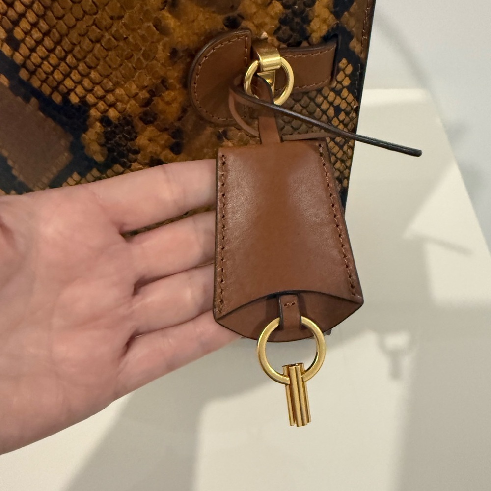 Tory Burch Lee Radziwll exotic double bag - Picture 7 of 15